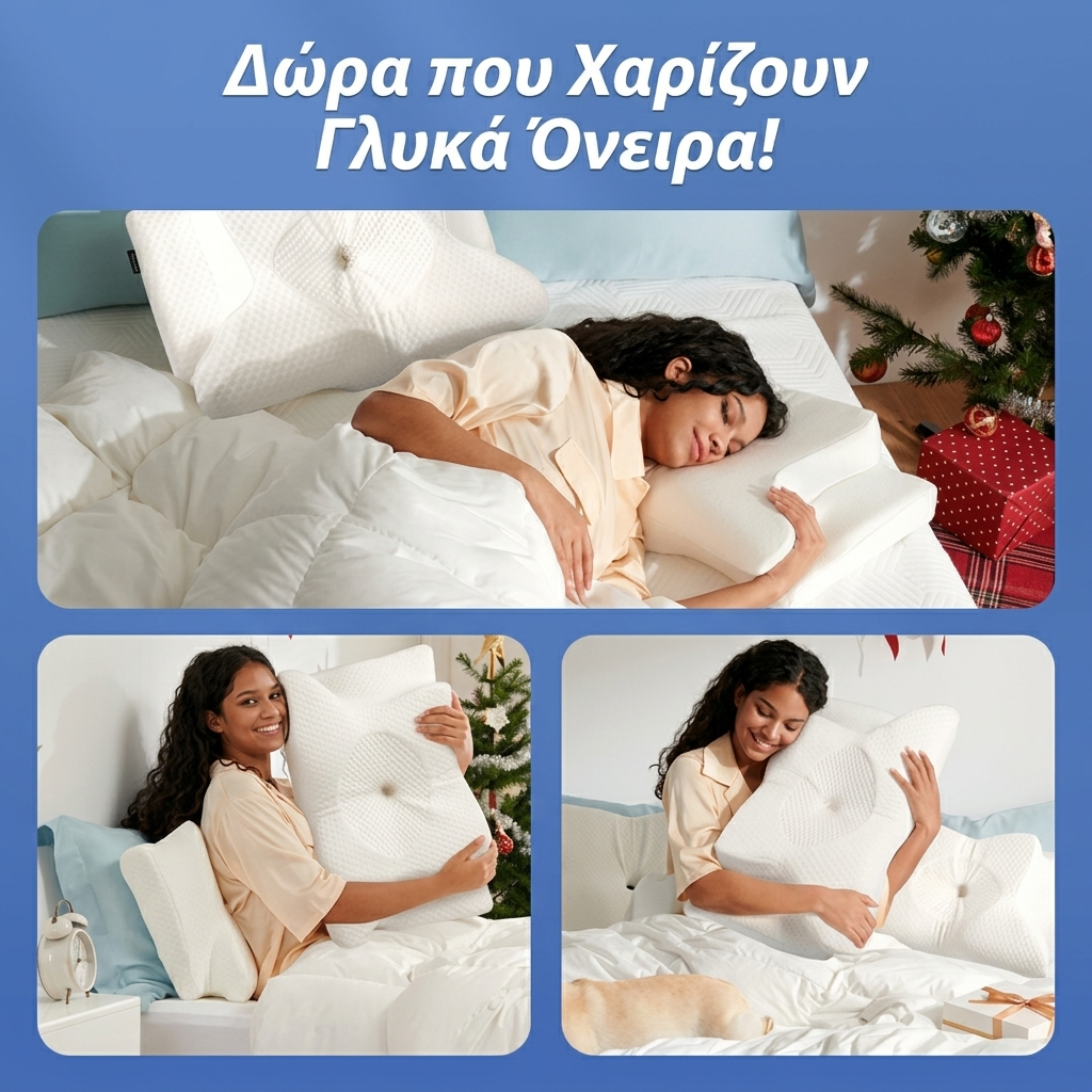 Kalmera™ Μαξιλάρι Αυχένα από Αφρό Μνήμης